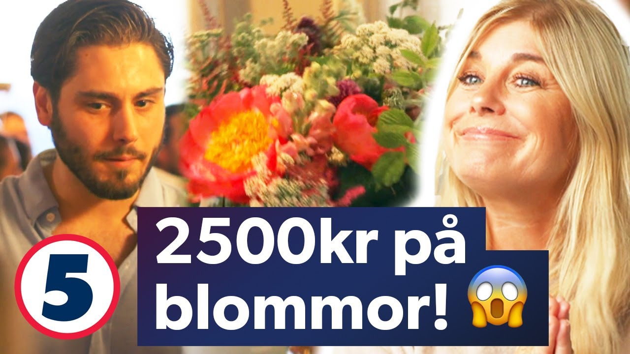 Wahlgrens värld | Pernillas SVINDYRA blombukett imponerar inte på Oliver | Kanal 5 Sverige