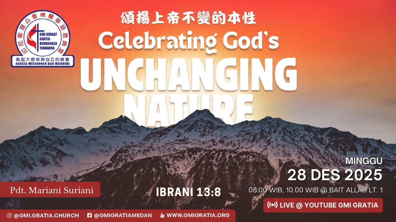 GMI Gratia Kebaktian Umum 28 Desember 2025 Live 10:00 WIB