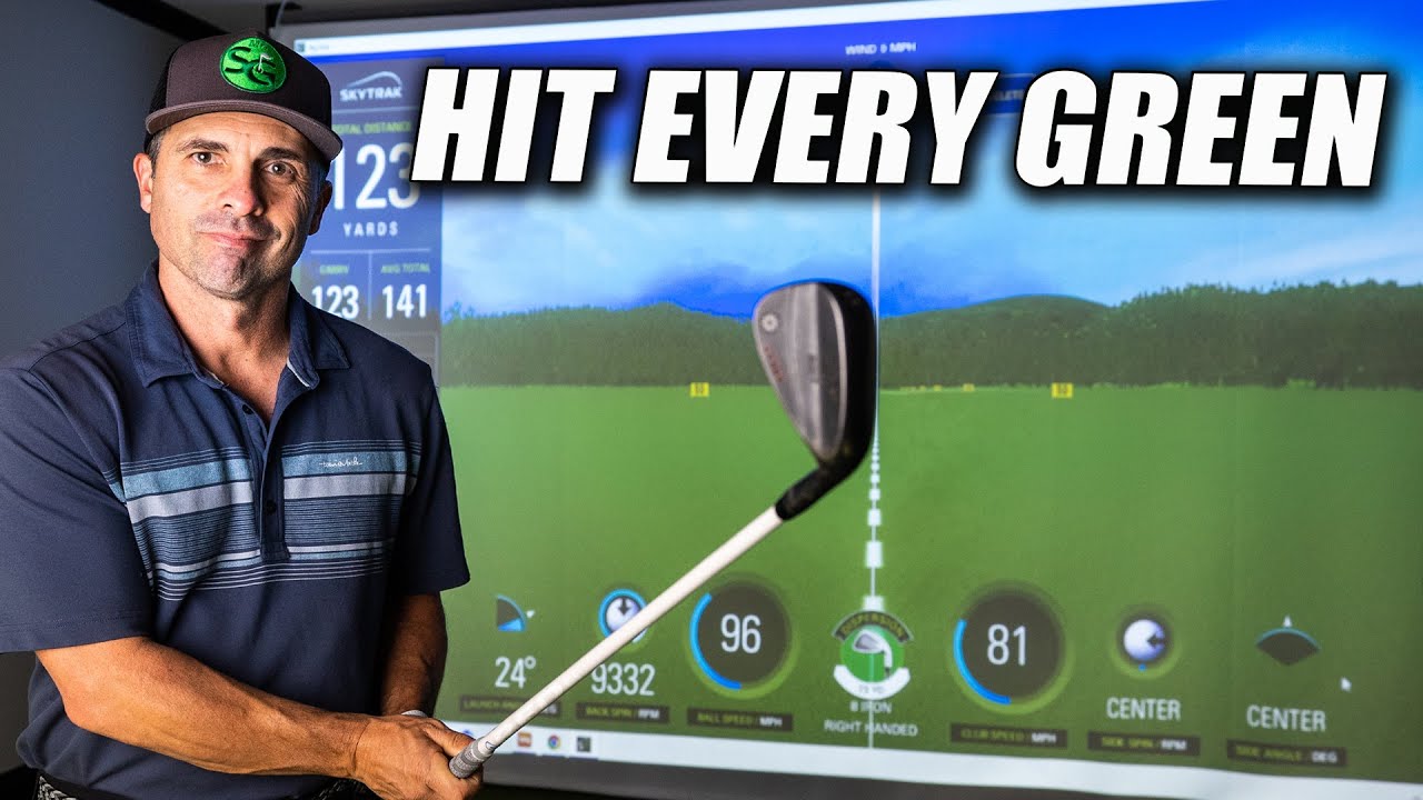 Simple Golf Drill to Hit More Greens using SkyTrak Launch Monitor