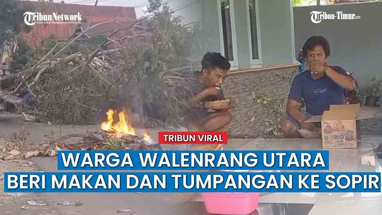 Terjebak Aksi DOB Luwu Raya, Sopir Truk Dapat Makan dan Tumpangan dari Warga Walenrang Utara