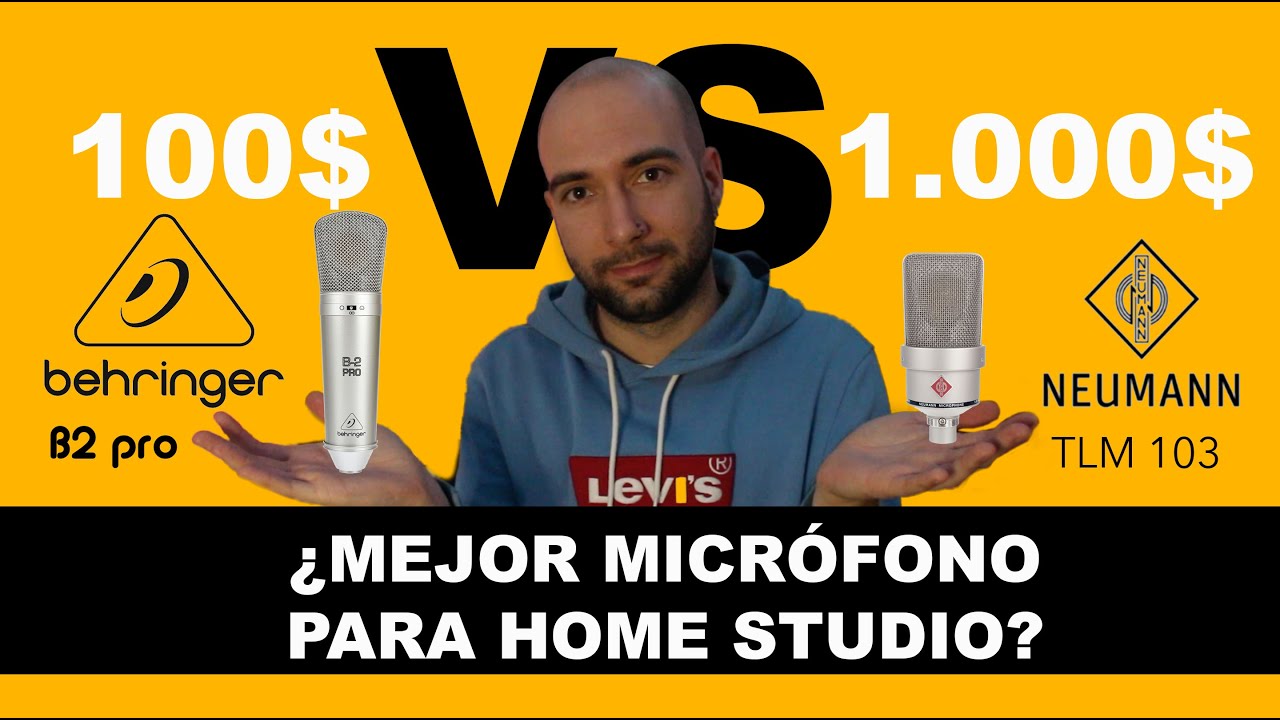 Behringer B2 Pro VS Neumann TLM 103 | COMPARACIÓN de Micrófonos de ESTUDIO