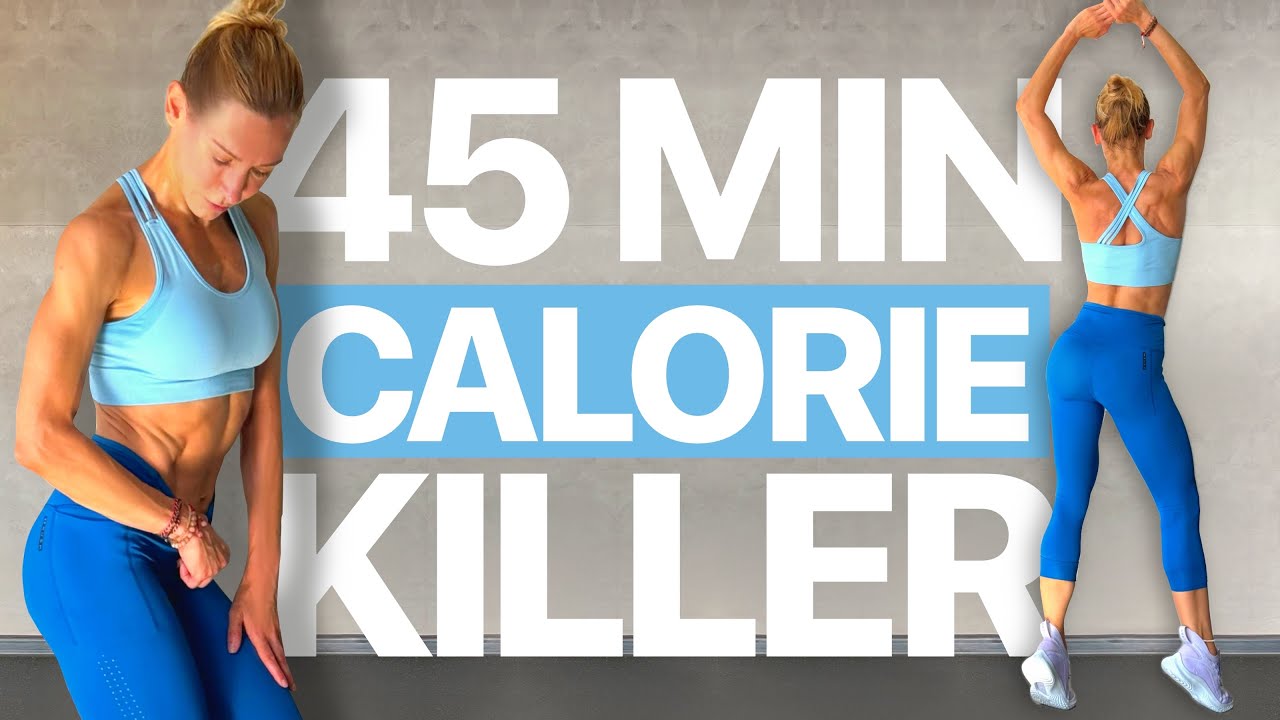 45 MIN FULL BODY HIIT WORKOUT for FAT LOSS | No Equipment
