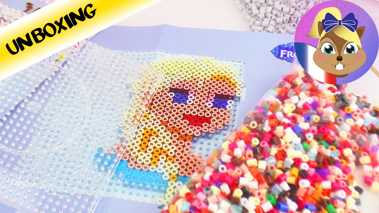Perles à repasser FROZEN | Anna, Elsa & Olaf en perles à faire soi-même | Unboxing