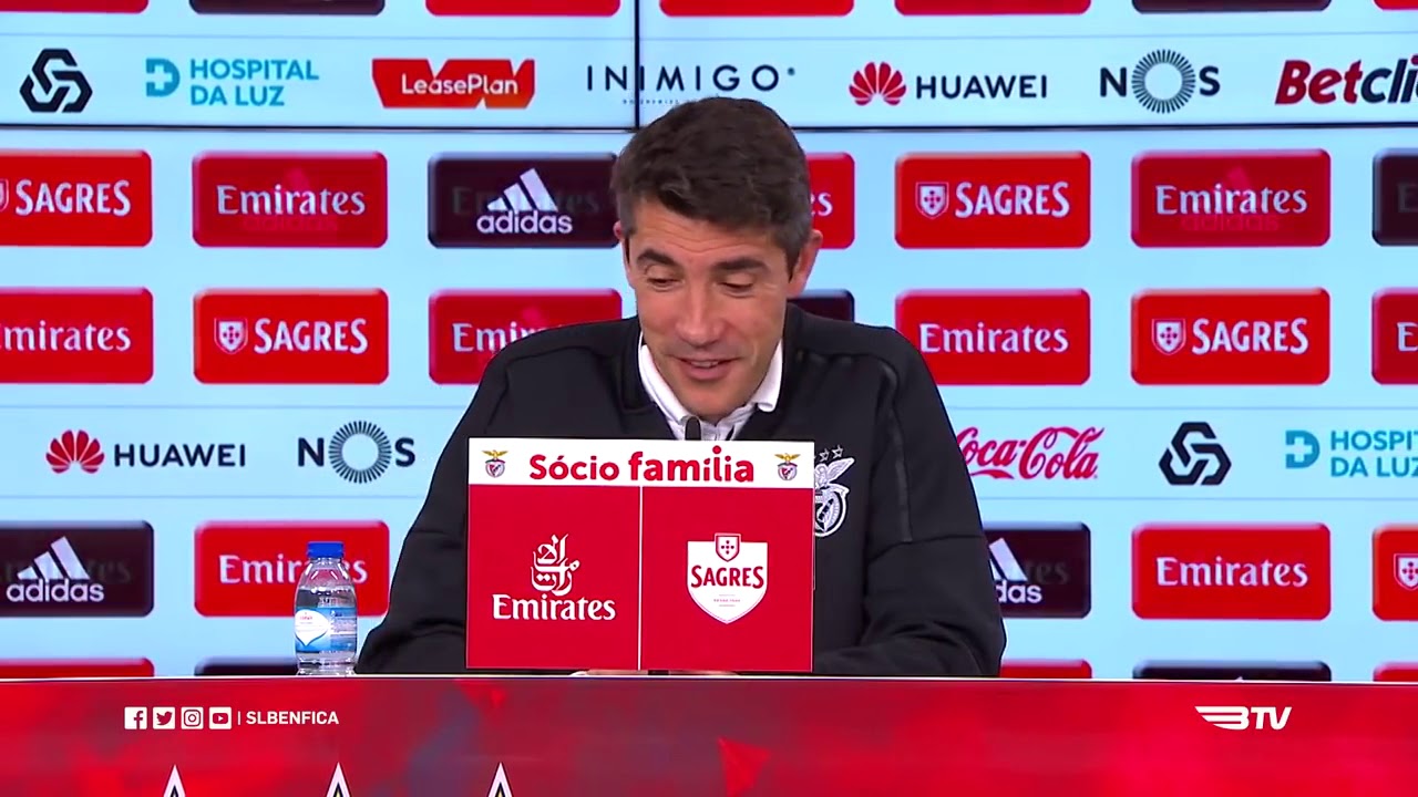 Conferência de imprensa de Bruno Lage após o Benfica 10-0 Nacional