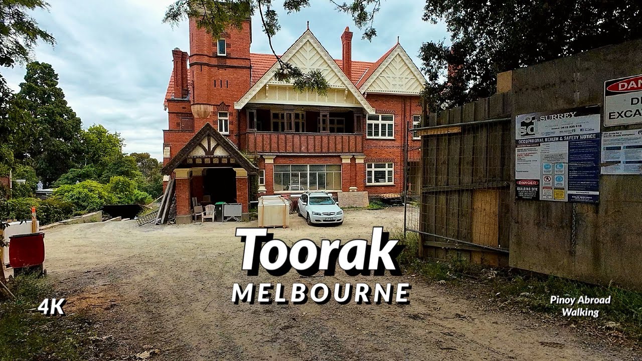 Melbourne’s Richest Suburb, Walking in Toorak, Australia | Yarra River Trail to Toorak Train Station