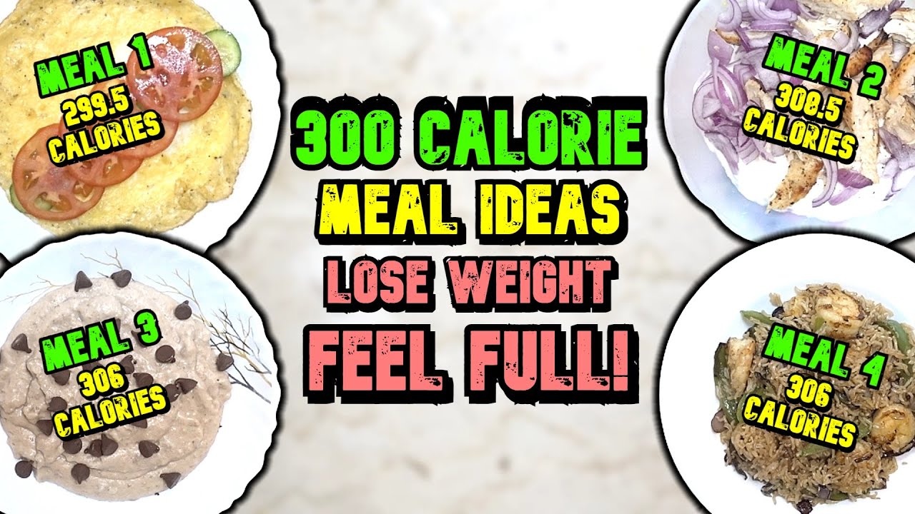 LOSE WEIGHT With These 300 Calorie Meal Ideas! (& Feel Full)