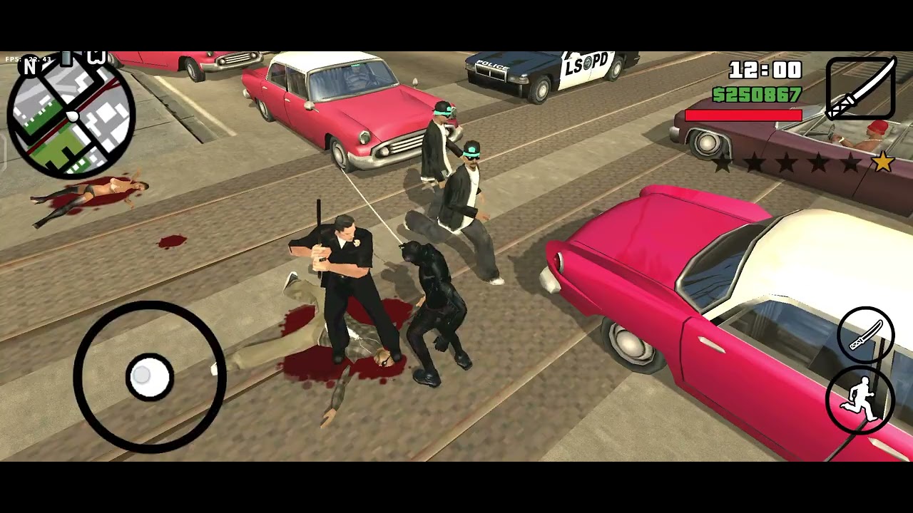 GTA SA POLICE WITH FIGHT #gta #gtasanandreas #gaming #gta5 #vairl #shortvideos 