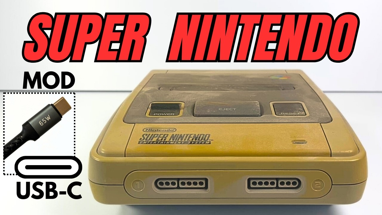 Restoring a Dead SNES & Modding It for USB‑C Power