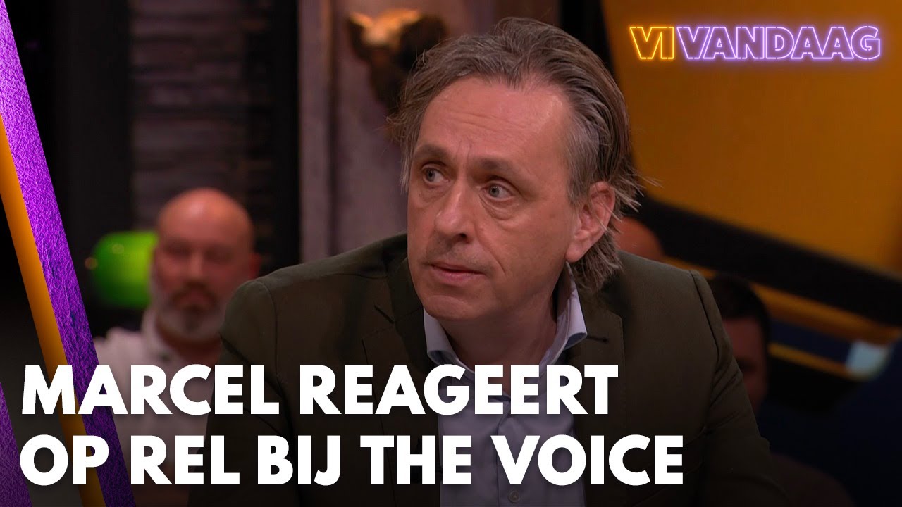 Marcel van Roosmalen reageert op geheel eigen wijze op The Voice of Holland-rel | VI VANDAAG