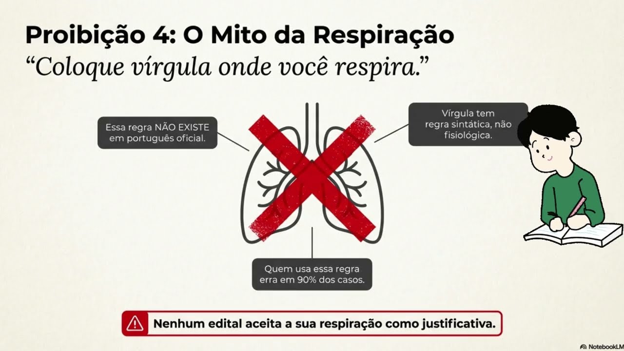 As 4 Proibições da Vírgula que Eliminaram 5.000 na PF