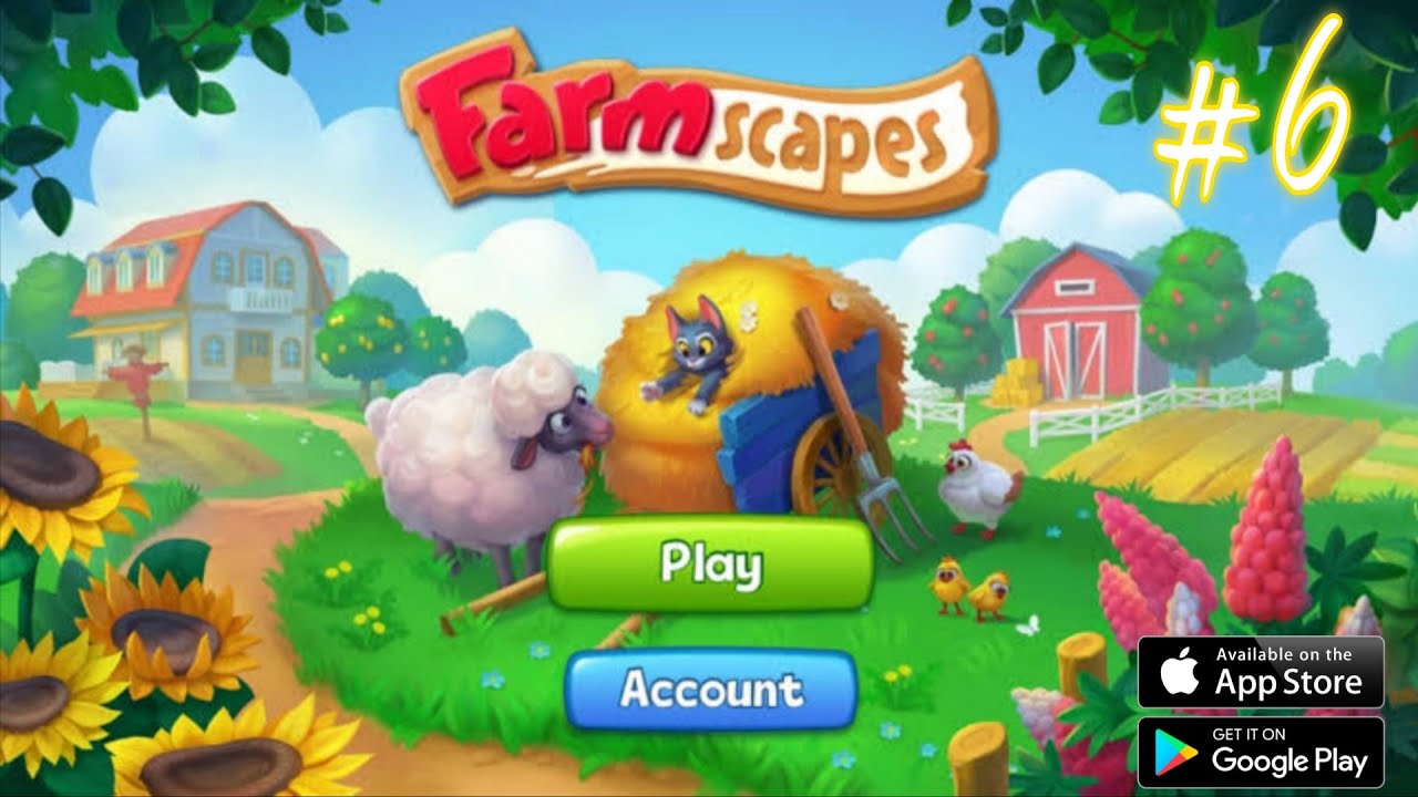 Day 13 Start a new day #6 .1 🐈‍⬛Farmscapes🏡 #farmscapes 