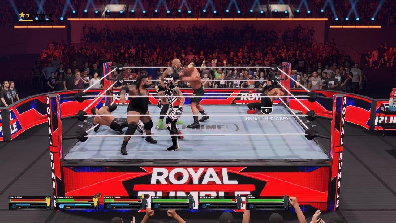 Royal rumble on wwe 2K25 part 2 is over and cm punk win