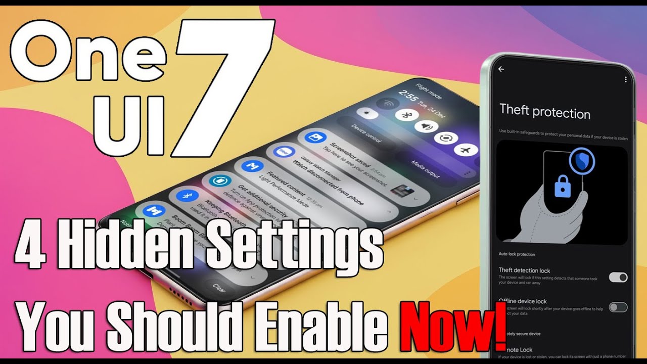&ldquo;Samsung One UI 7 &ndash; 4 Hidden Settings You Should Enable Now!&rdquo;