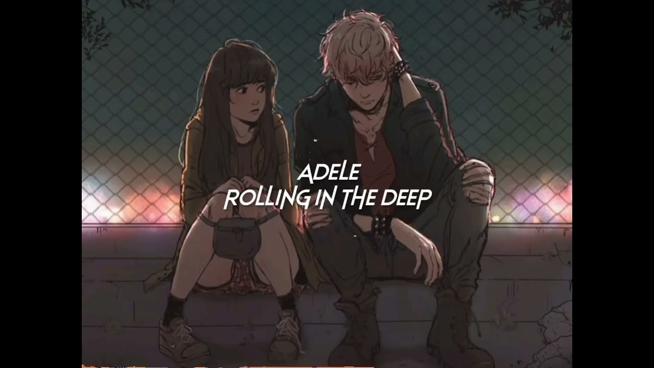 Adele rolling in the deep sped up+reverb