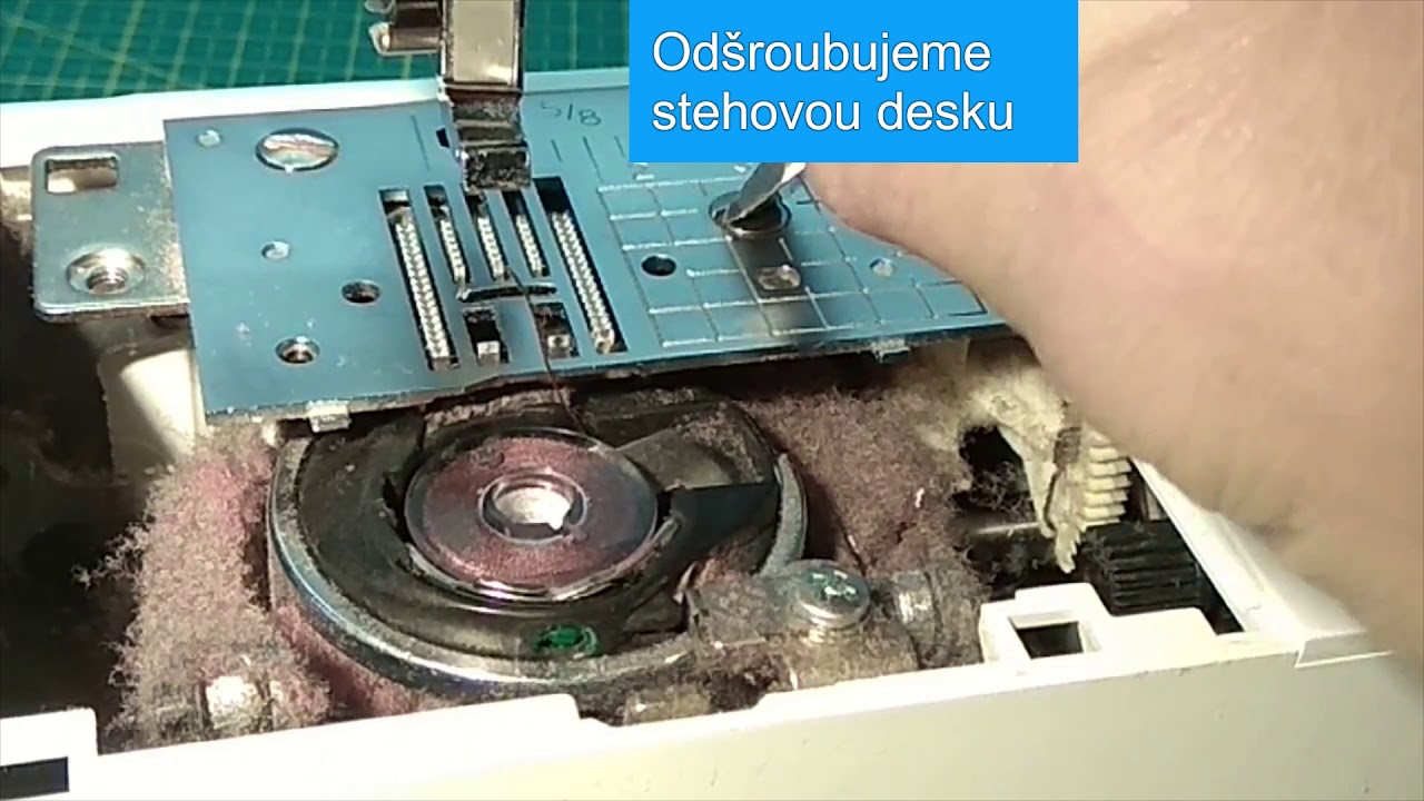 Šicí stroj Brother Innov-Is 30 – čištění a mazání