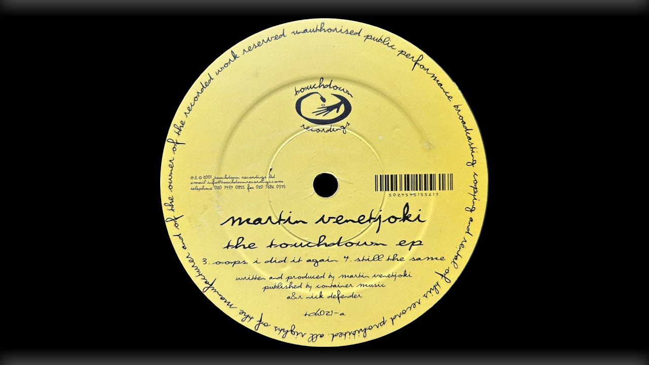 Martin Venetjoki - Oops I Did It Again (2001)