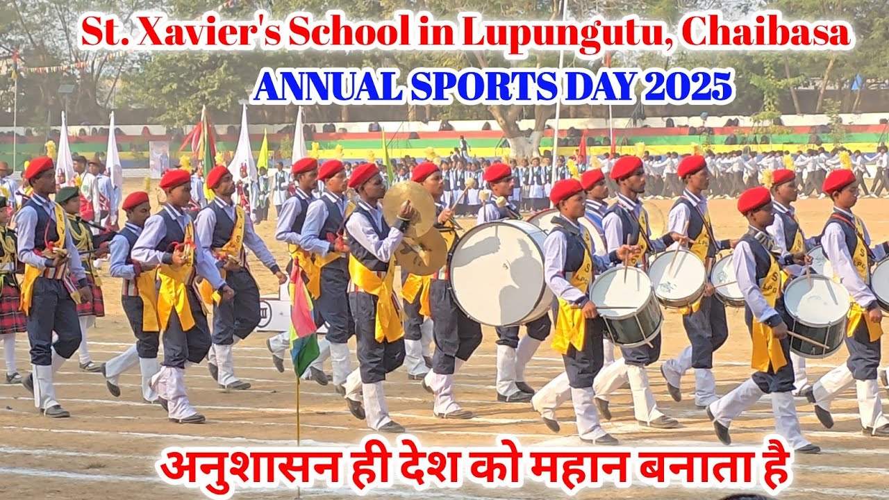 Annual Sports Day ll St. Xavier's School in Lupungutu, Chaibasa 2025