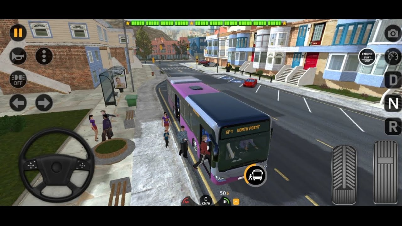 City Bus Driving 🚍 | Passenger Pick & Drop | Bus Simulator