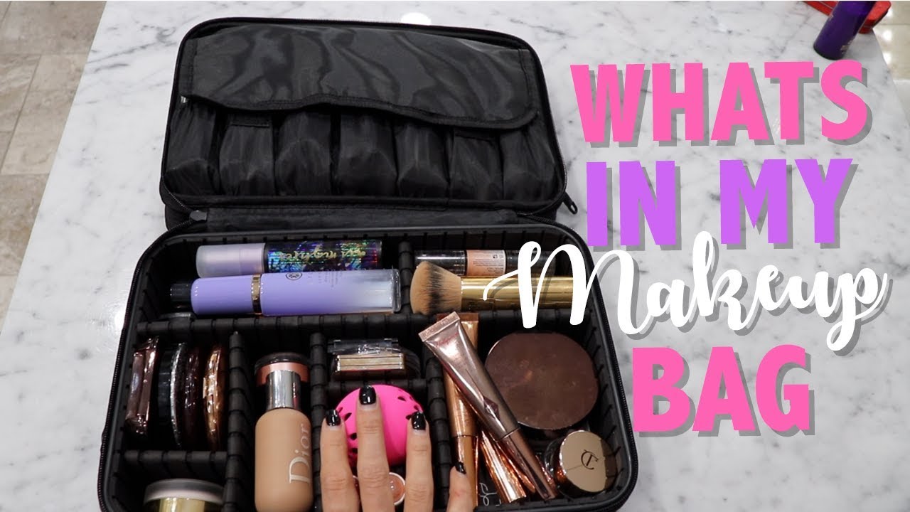 Whats in my bag?!? | Makeup Travel Edition | Vasker