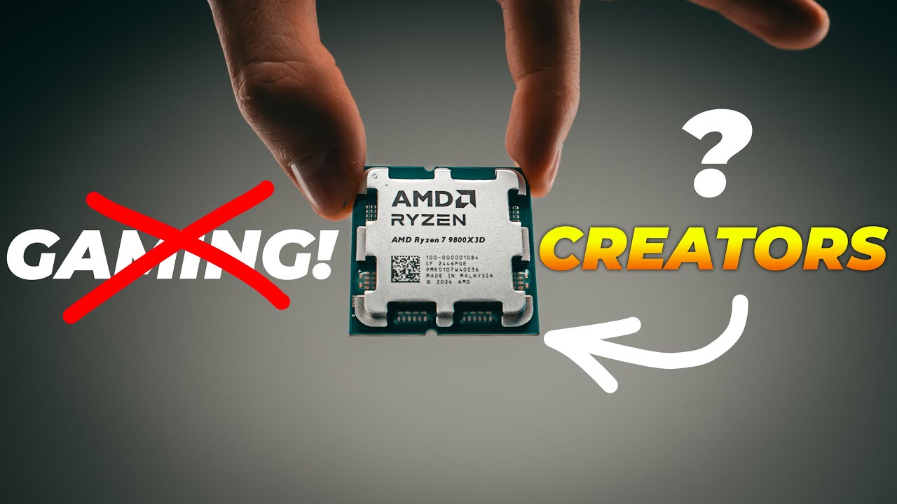 BEST Gaming CPU but for Creators? - AMD Ryzen 9800x3D Review