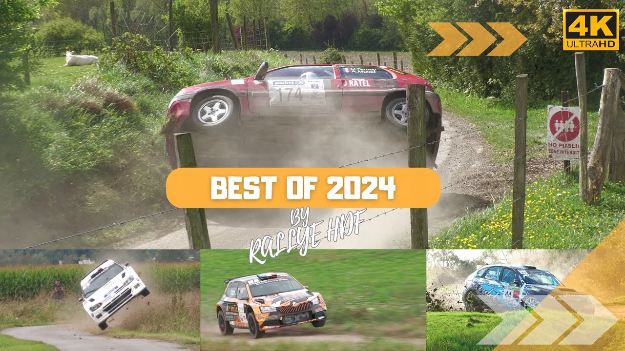 Best of Rallye HdF 2024 - crashs, mistakes and flat out
