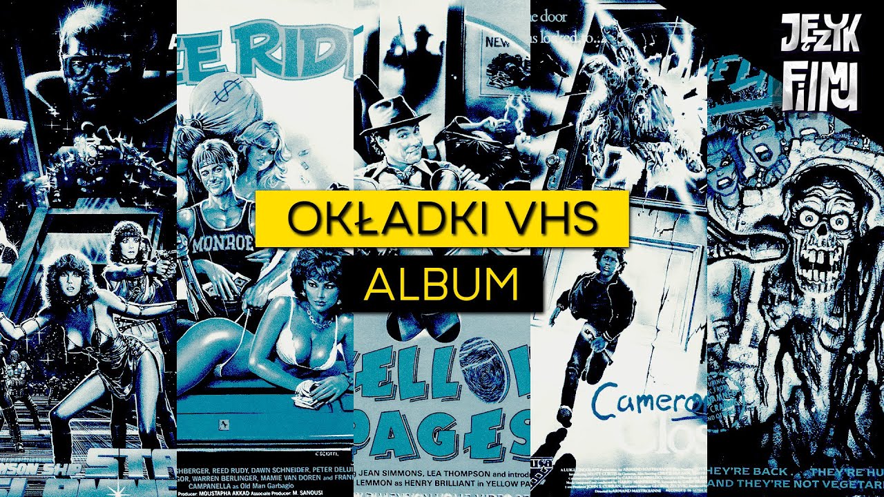Jak kiedyś wyglądały okładki film&oacute;w - VHS Video Cover Art