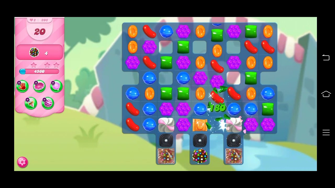 Candy crush saga level 206