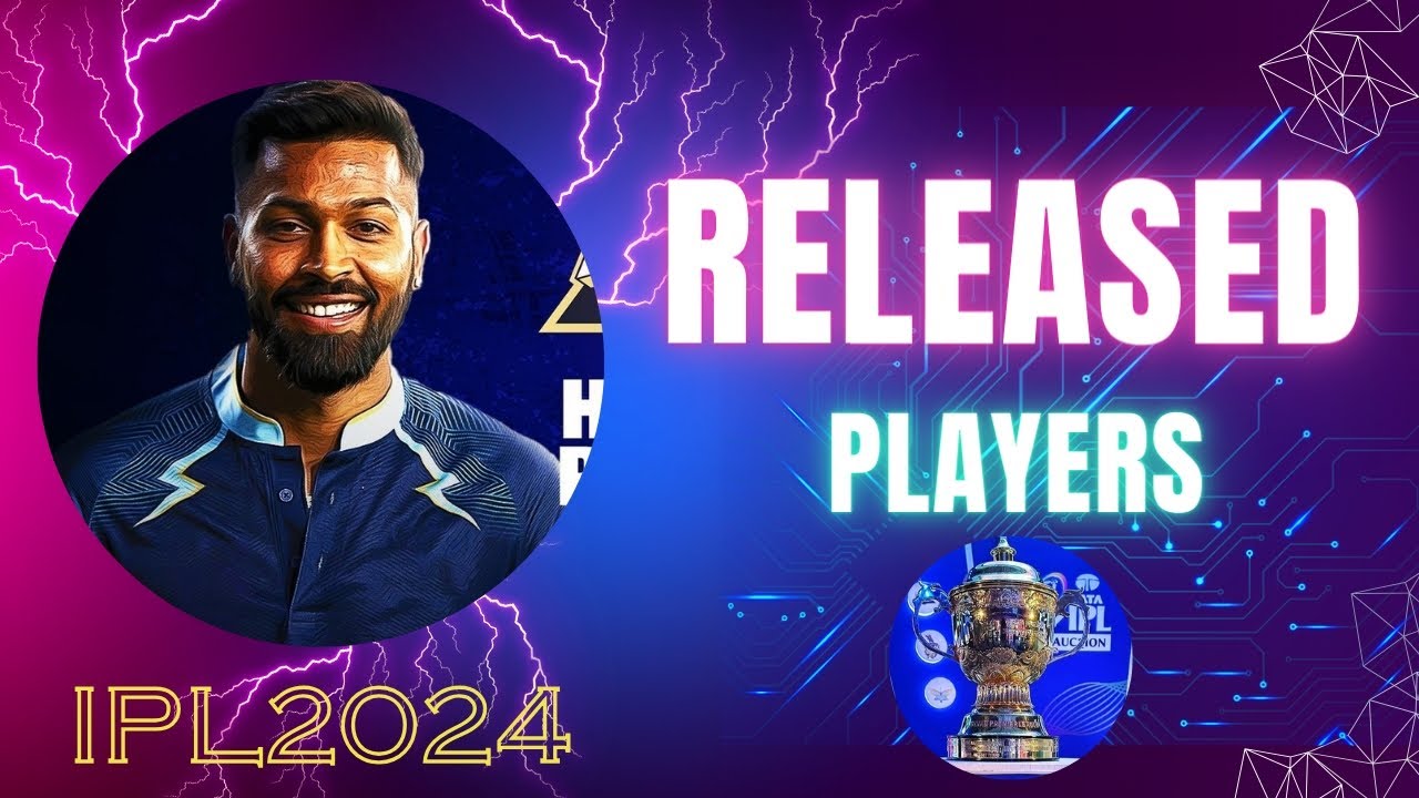 🛑 IPl 2024 all teams released player list