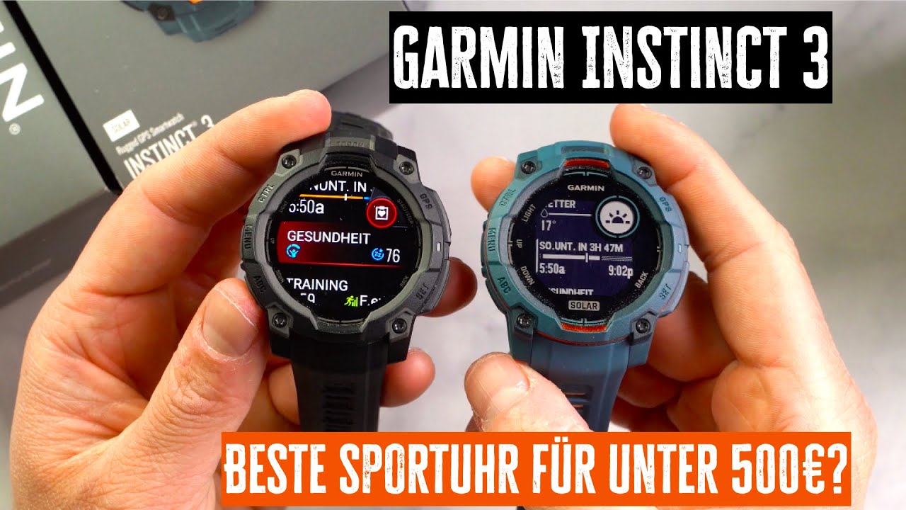 Garmin Instinct 3 Testbericht (AMOLED & Solar): Eine G&uuml;nstigere Fenix 8?