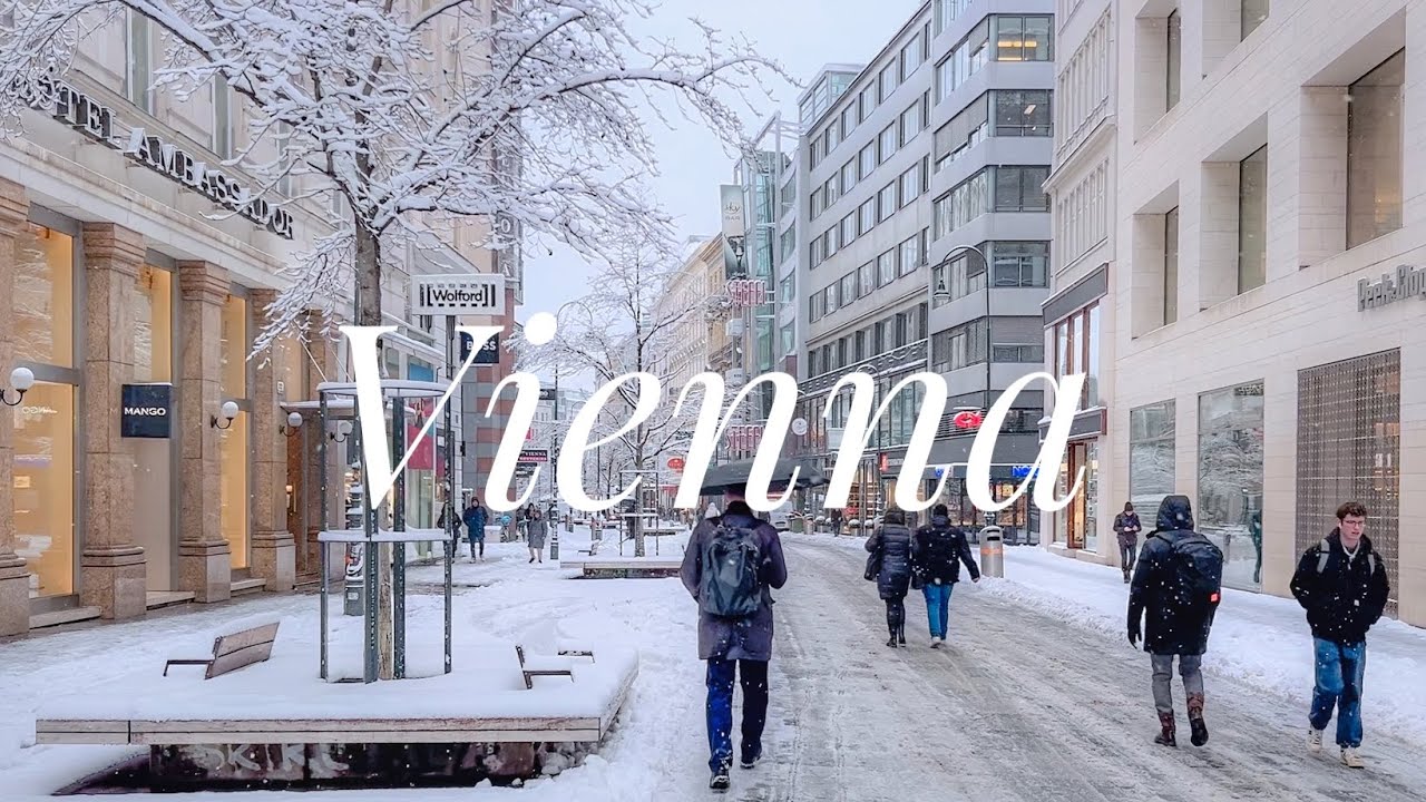 ❄️ Vienna in Snow 4K 🇦🇹 | Magical Winter Walk Through Austria’s Capital