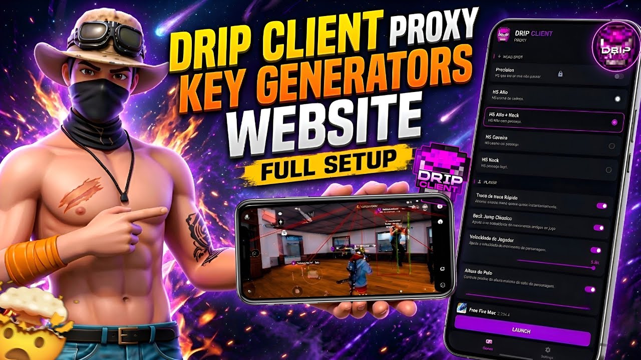 I Used Drip Client Proxy H@ck ? 🤯Free Key Generator Website drip clint proxy Full Setup Explain 😱🔥