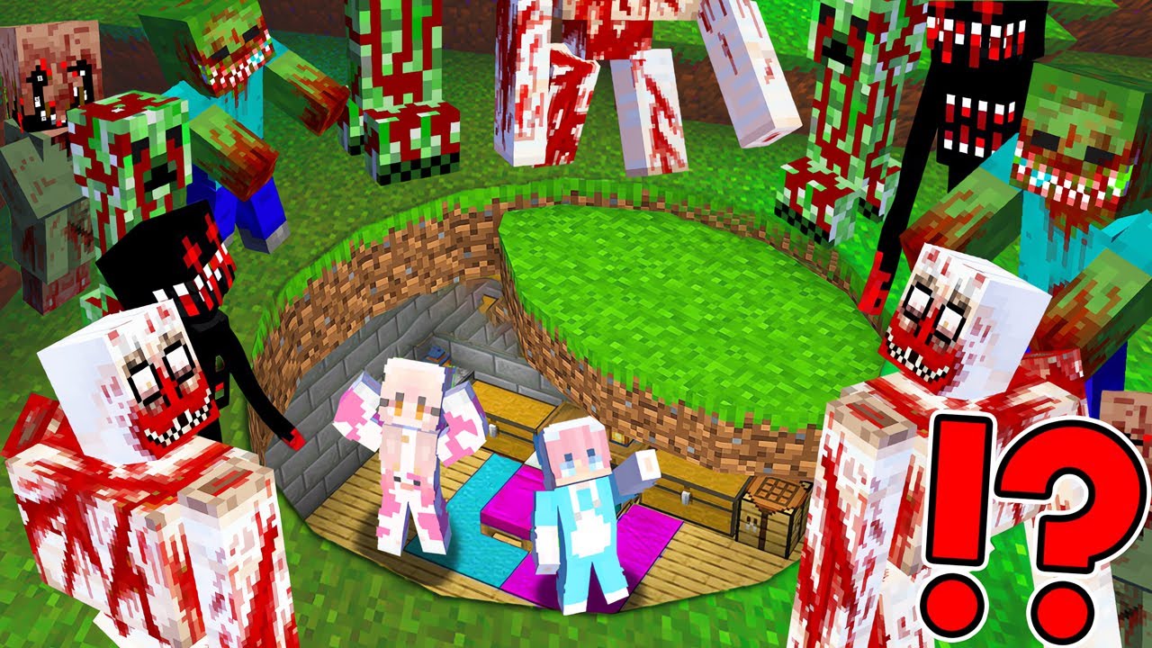 MOMON & ATUN BAGUN BUNKER TERKUAT VS APOCALYPSE MOBS MENGERIKAN @BANGJBLOX