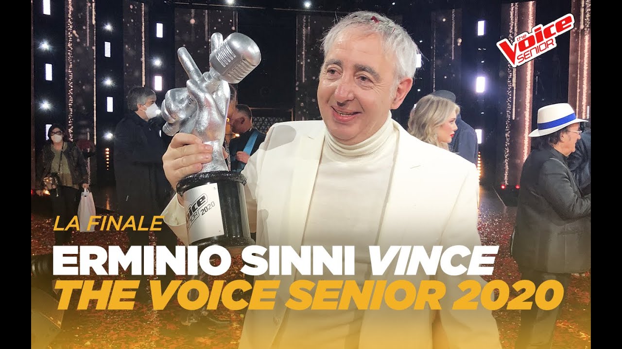 Erminio Sinni è il vincitore di The Voice Senior