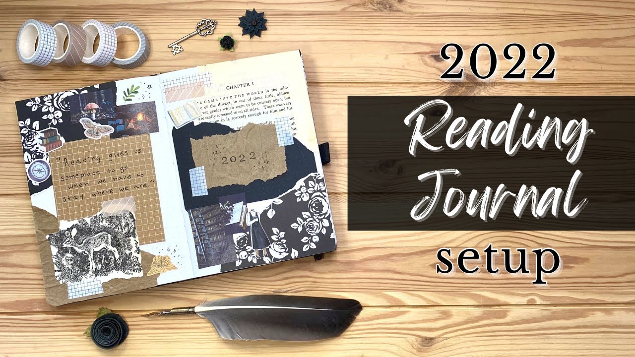 2022 Reading/Media Journal Setup - Dark Academia Themed 🌙✨🔮