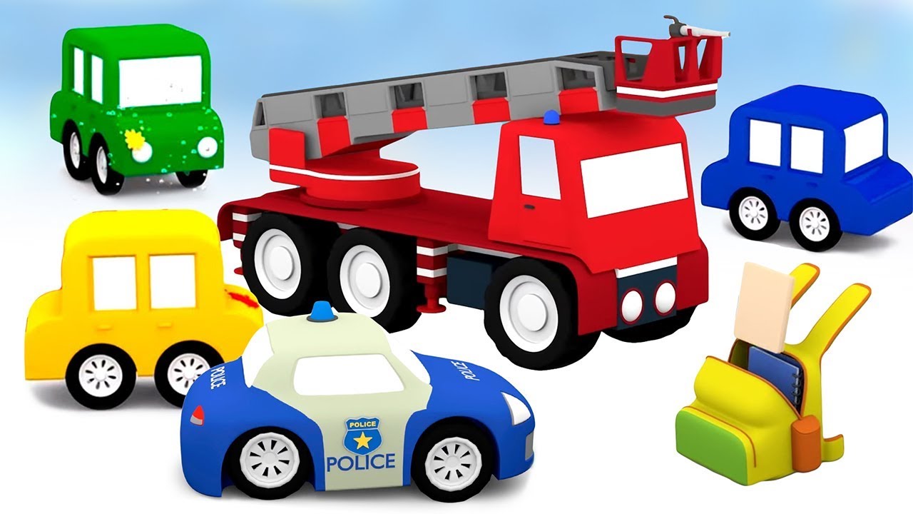 Мультики для детей - 4 машинки все серии подряд