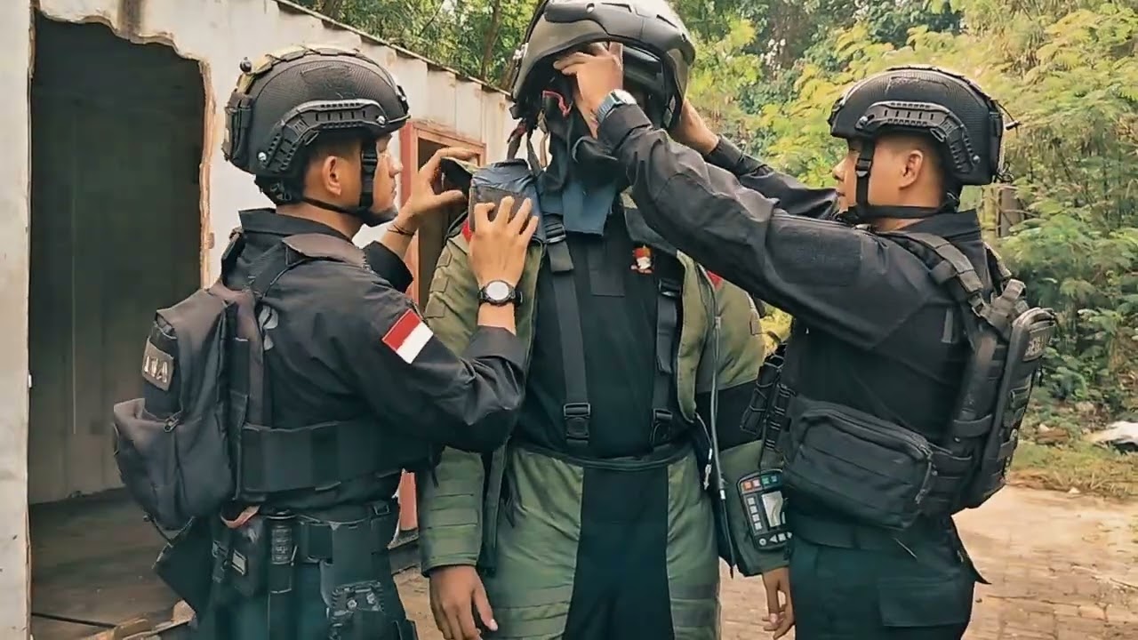 latihan gabungan Polsatwa Gegana 2025