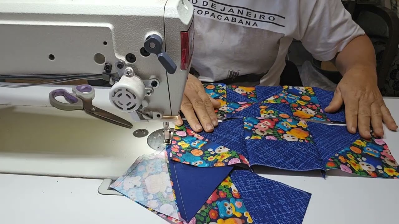 PATCHWORK FÁCIL E RÁPIDO 🧵 FICOU INCRÍVEL!