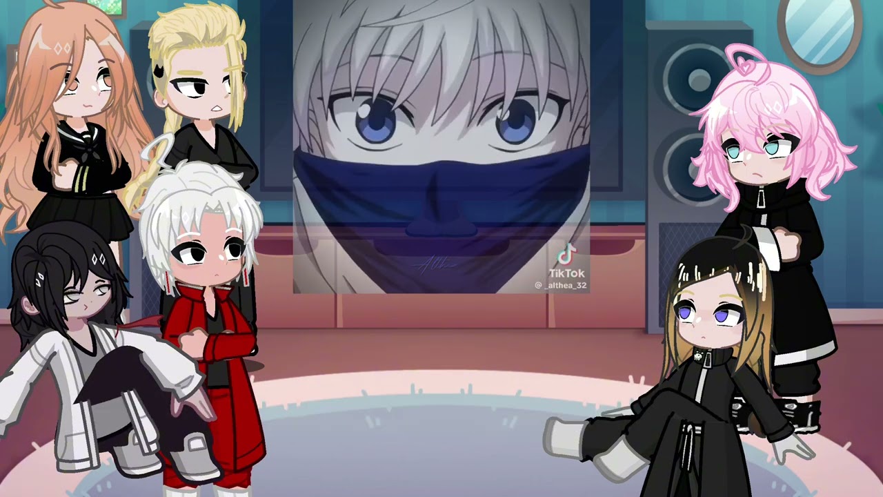 Tokyo revengers react to takemichi as killua zoldyck | Hunter | Gacha life 2