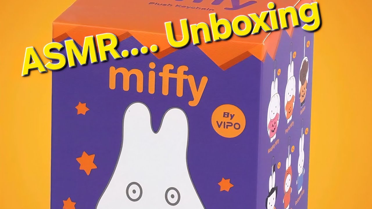 ASMR Unboxing New Miffy Halloween Plush Keychain