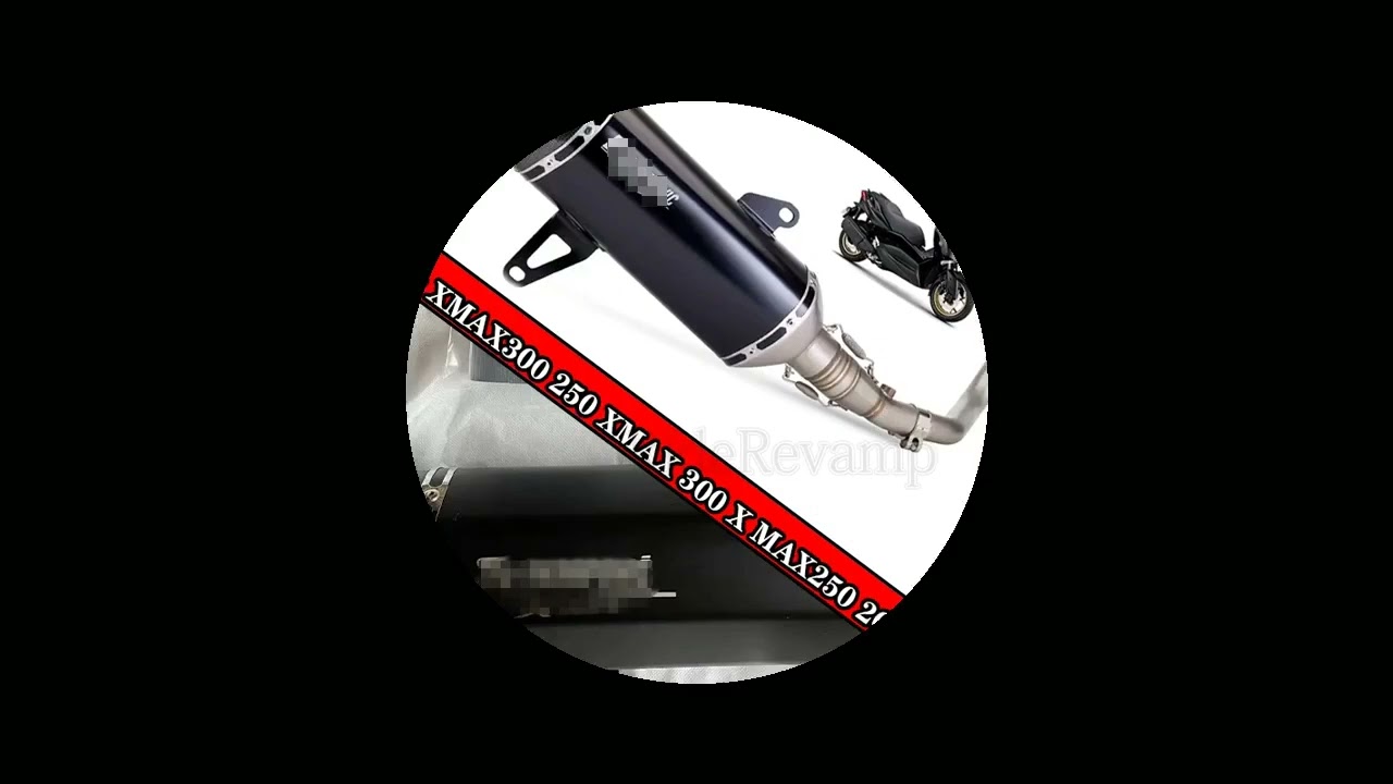 For XMAX300 250 XMAX 300 X MAX250 Motorcycle Exhaust Escape Moto Muffler Slip on 2017-2024 Motorcros