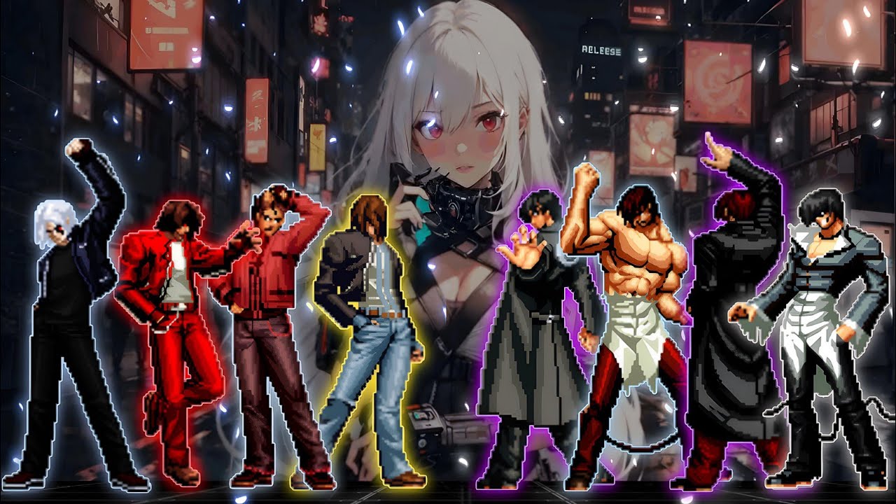 [KOF Mugen] Kyo Team VS. Iori Team (Request Match)