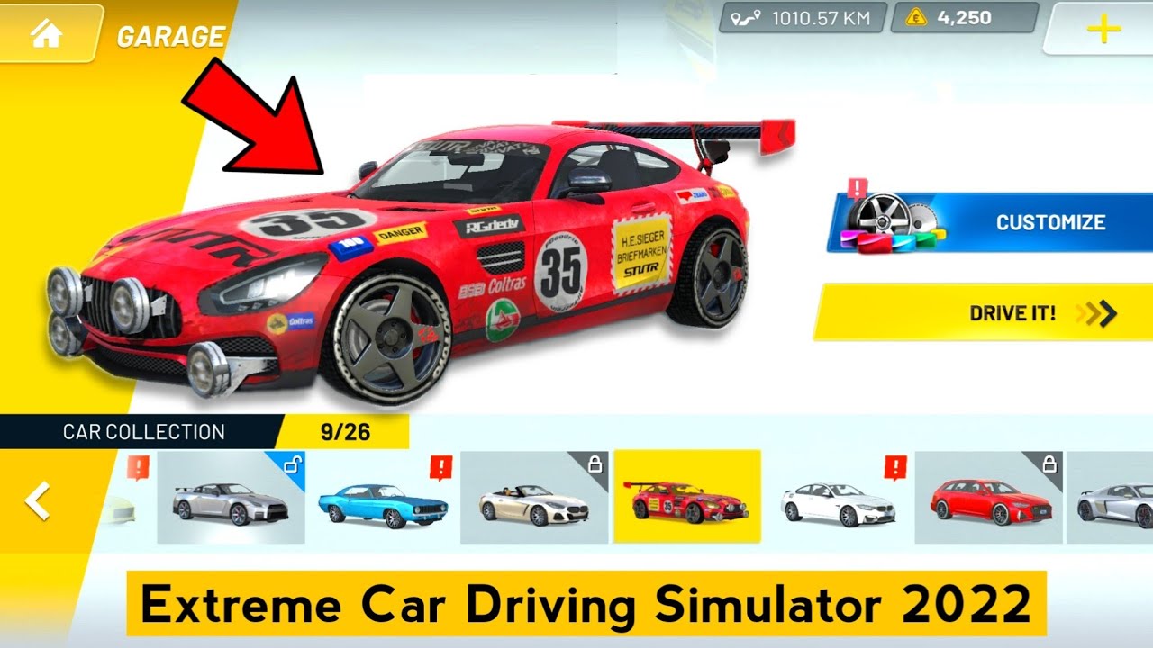 🔥New Mercedes Car Mega Skin - Extreme Car Driving Simulator 2022 - Car Game