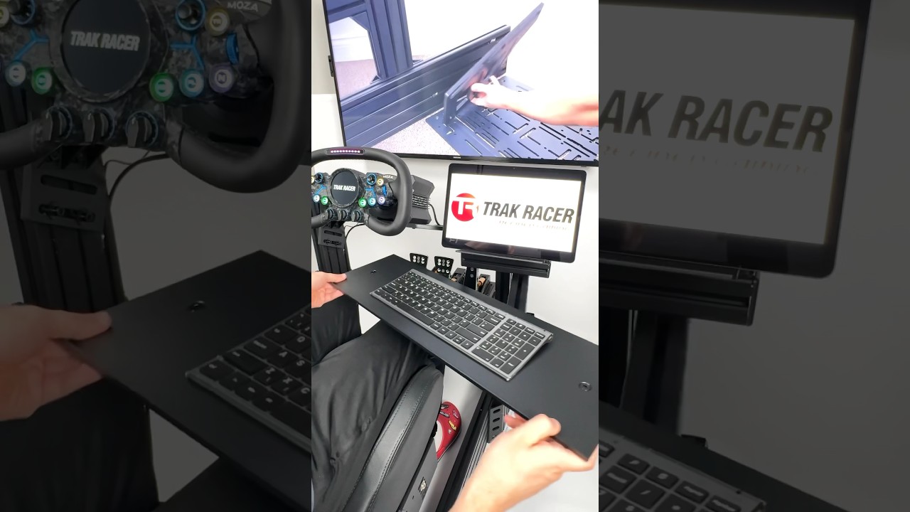 Trakracer Swivel Keyboard Mount! #trakracer #simracingsetup #simracing