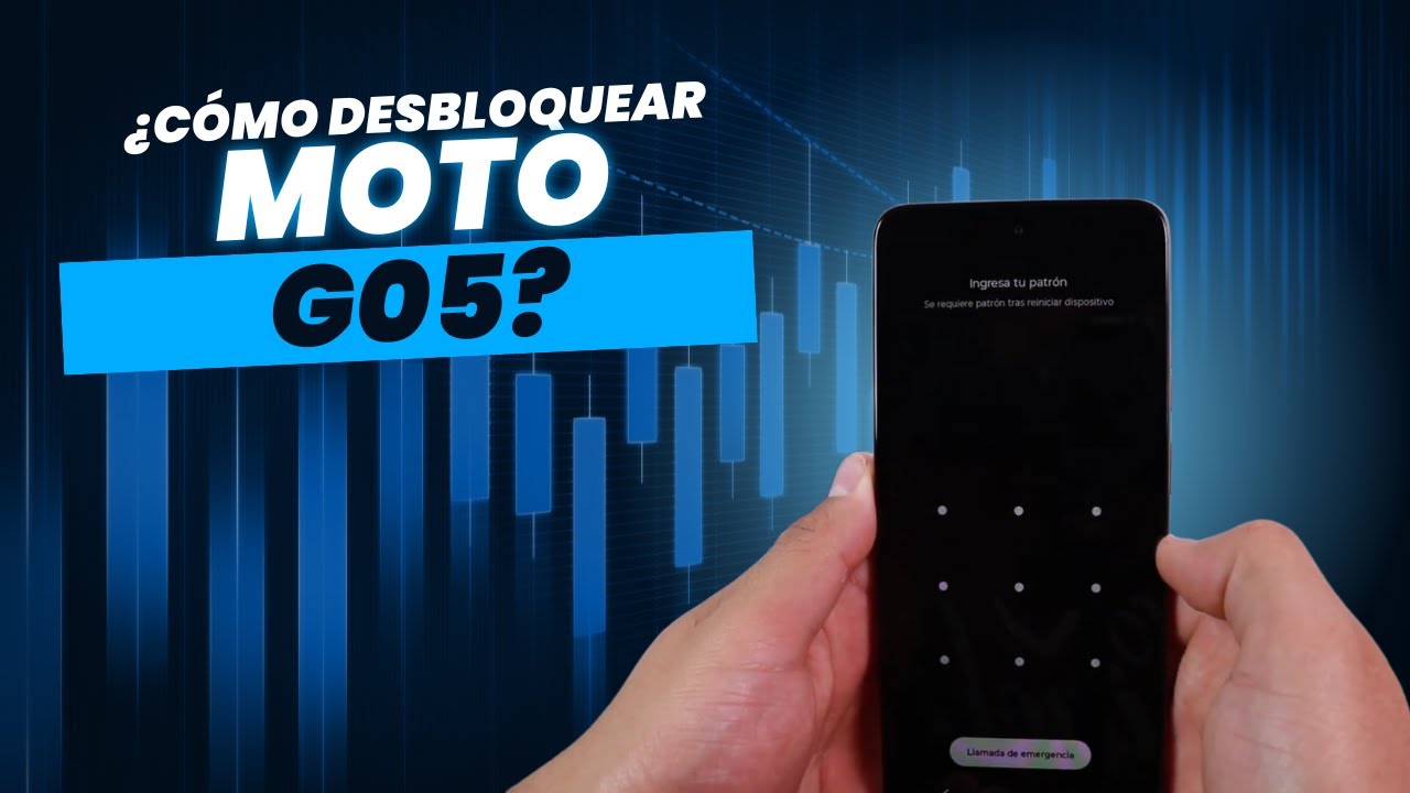 😱 Como DESBLOQUEAR el Moto G05 | Quitar Contraseña, Pin, Patrón