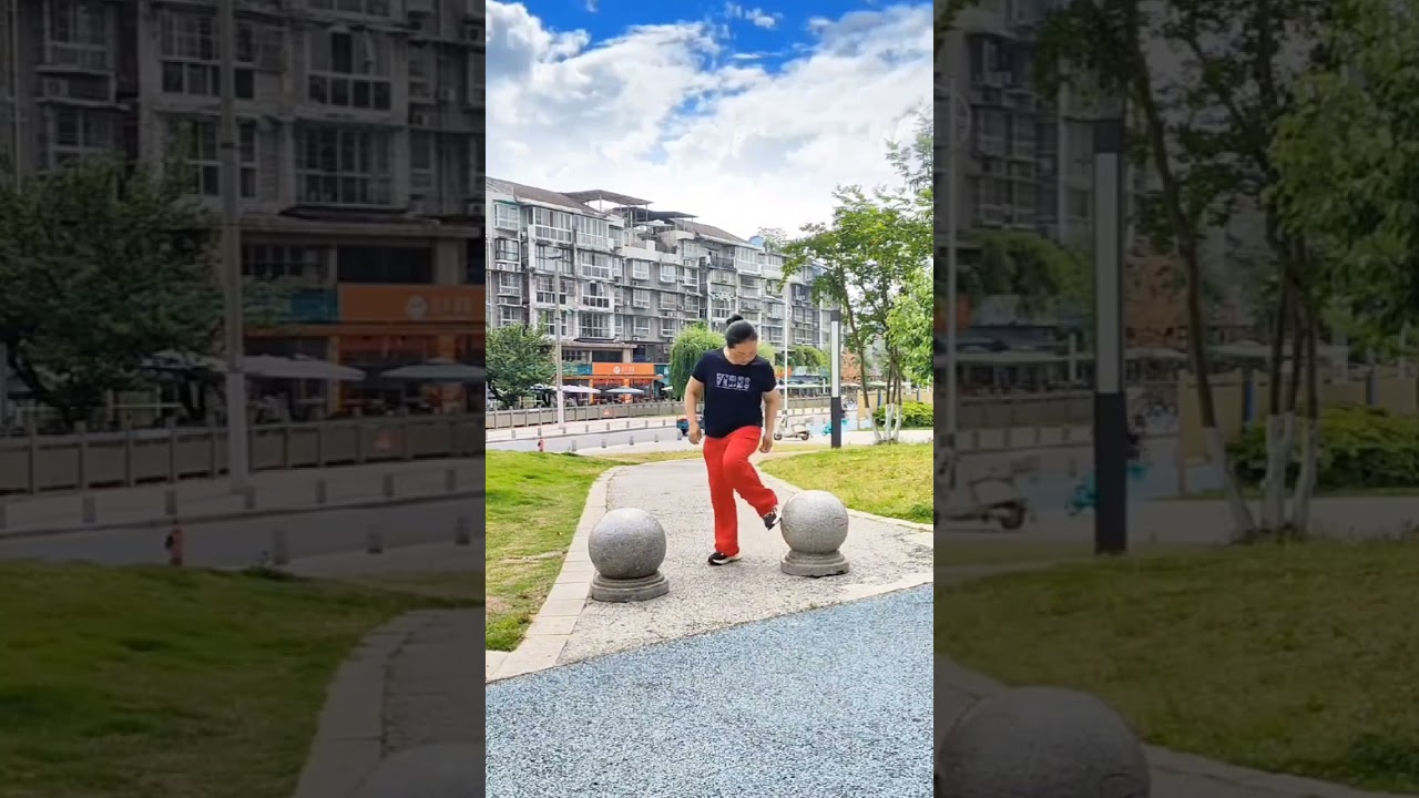 Magiczny kamienny pomost jest dziwny, czemu na nim nie usiądę? Kręcę i tworzę efekty specjalne.