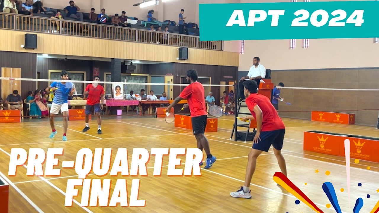 ARJUN KRISHNAN/GANESH vs RISHI/MADHAVAN || APT 2024 - PreQuarterFinal || Ace Sports Zone 2024