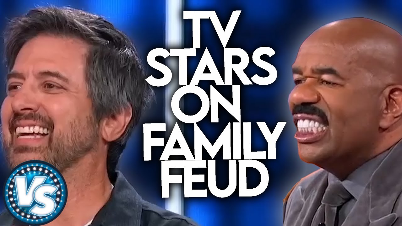 BEST Of TV Show Stars On Celebrity Family Feud! With Steve Harvey!