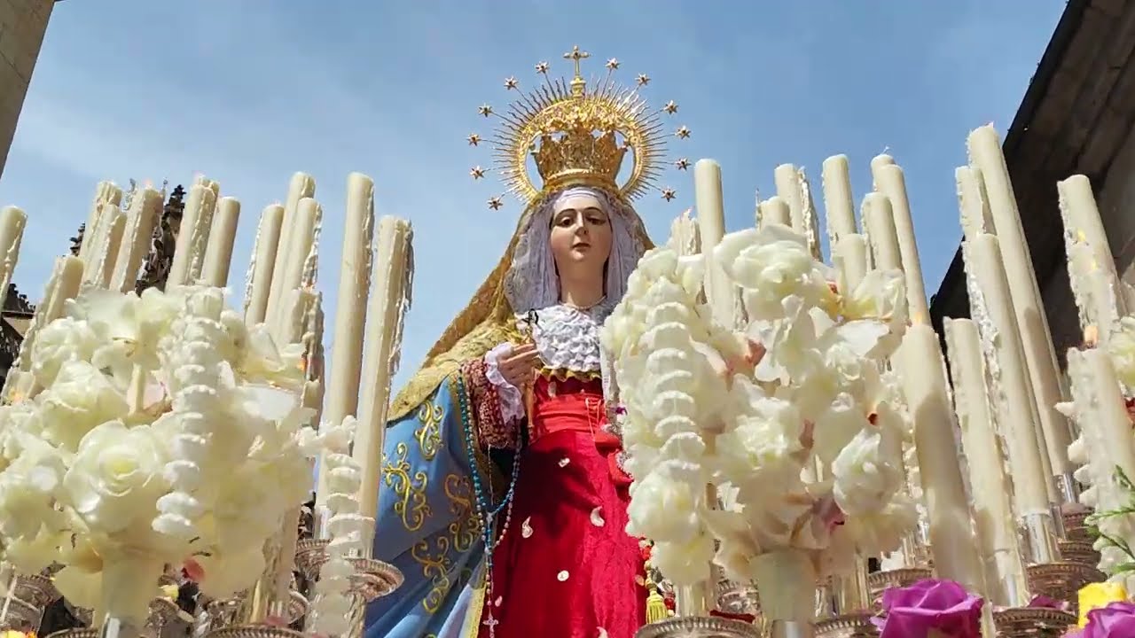 Semana Santa Segovia 2022 Procesión  Hermandad de la Virgen del Rocío regreso al templo 17/4/2022
