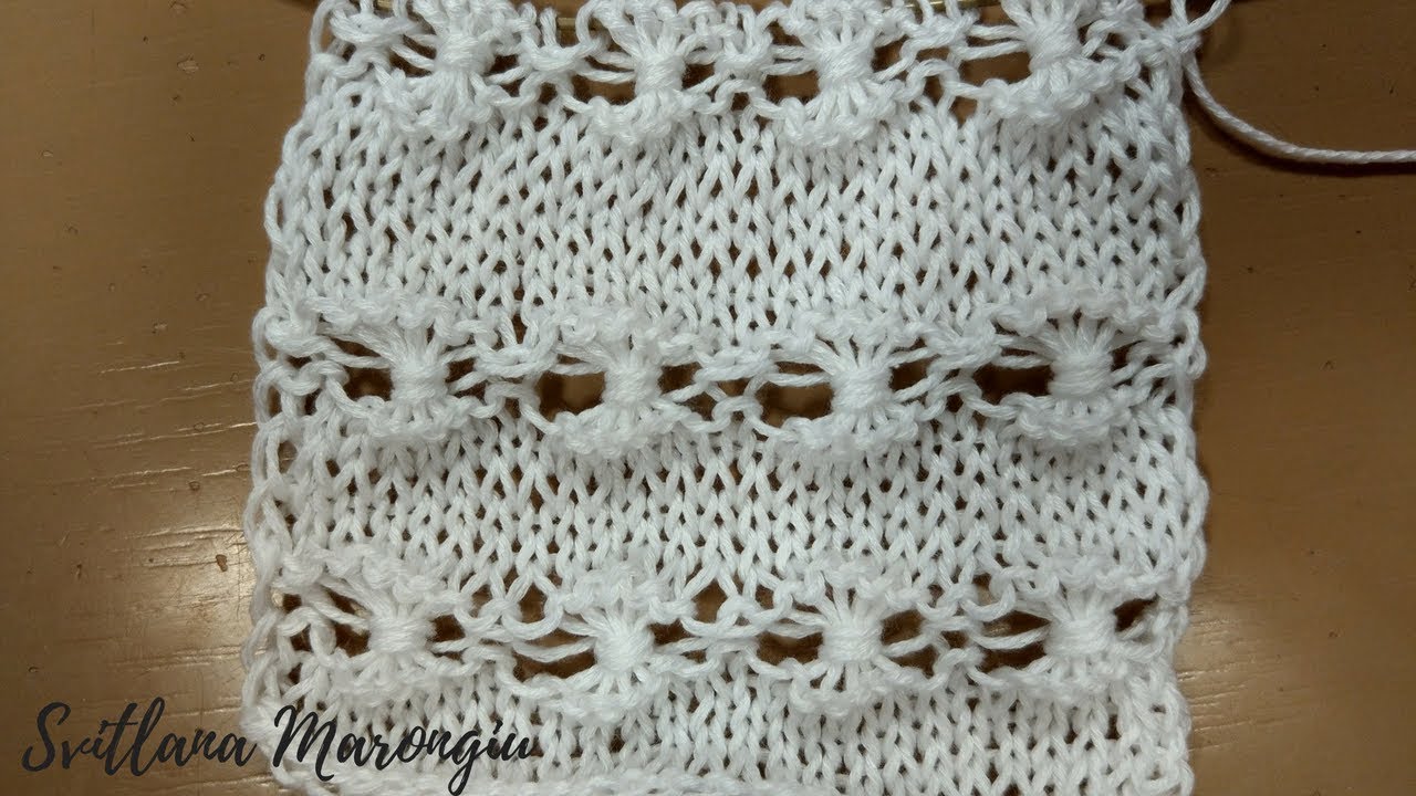 Tutorial Ferri : Punto fiore ai ferri