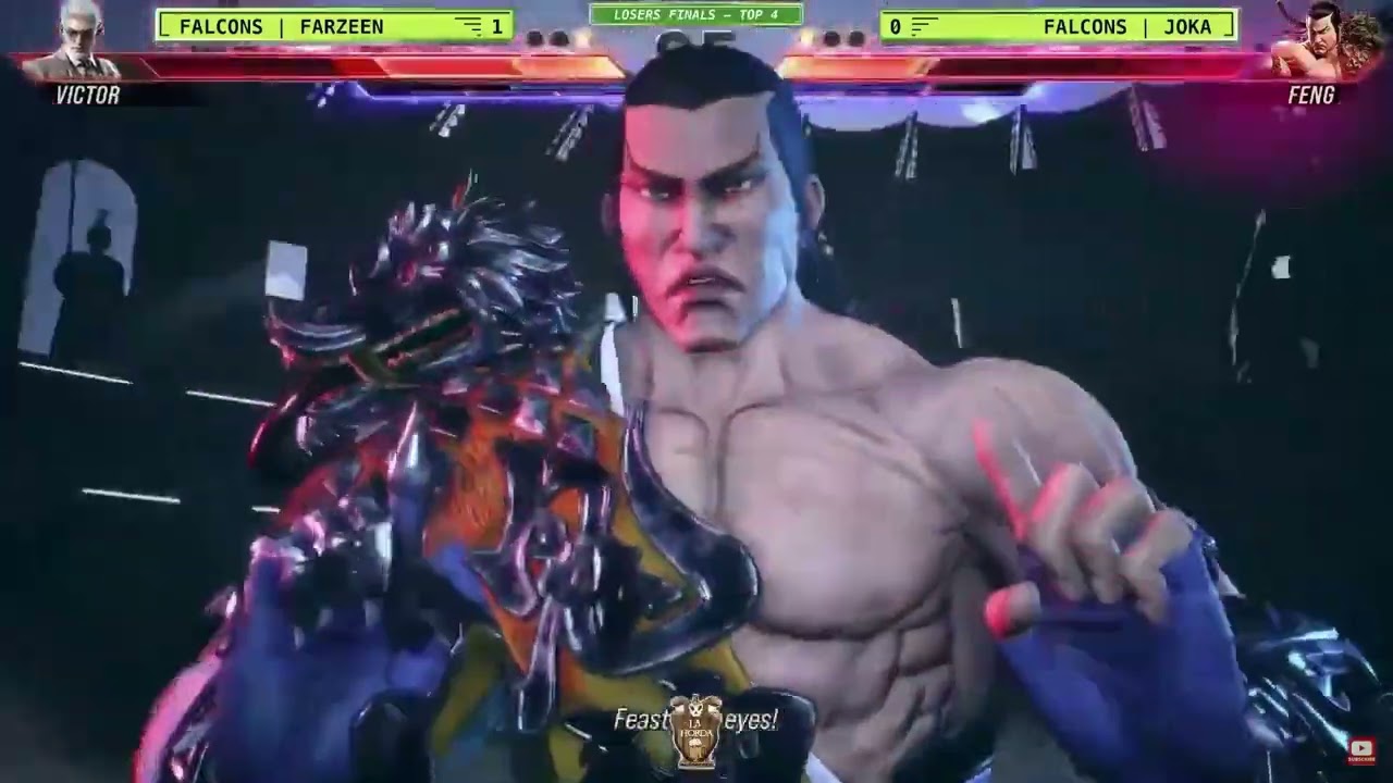 Farzeen (Victor) vs Joka (Feng) Thunderstruck 2024 Tekken 8 Losers Final | Tekken 8